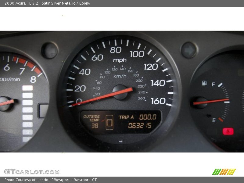 Satin Silver Metallic / Ebony 2000 Acura TL 3.2