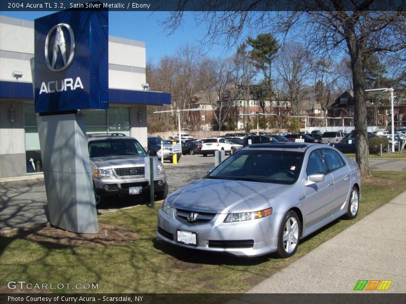 Satin Silver Metallic / Ebony 2004 Acura TL 3.2