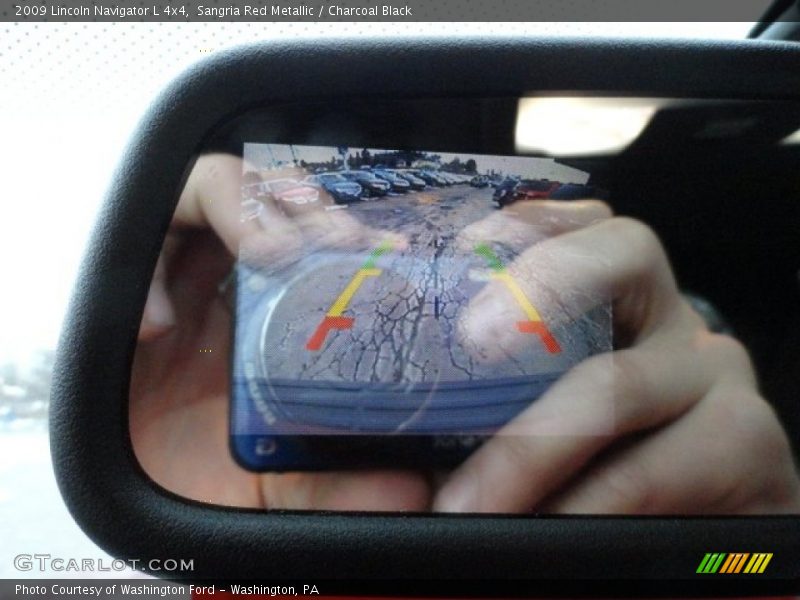 Sangria Red Metallic / Charcoal Black 2009 Lincoln Navigator L 4x4