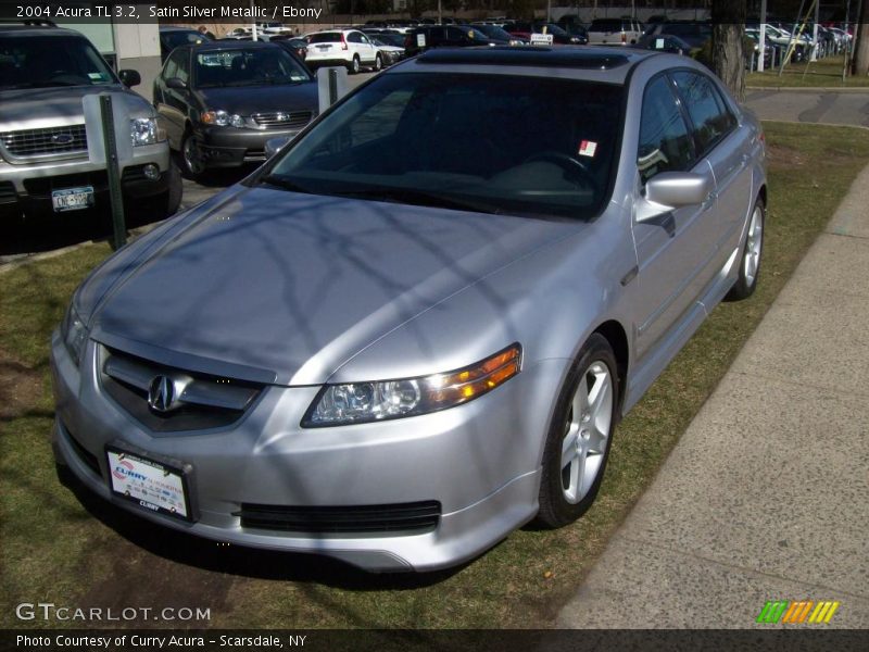 Satin Silver Metallic / Ebony 2004 Acura TL 3.2