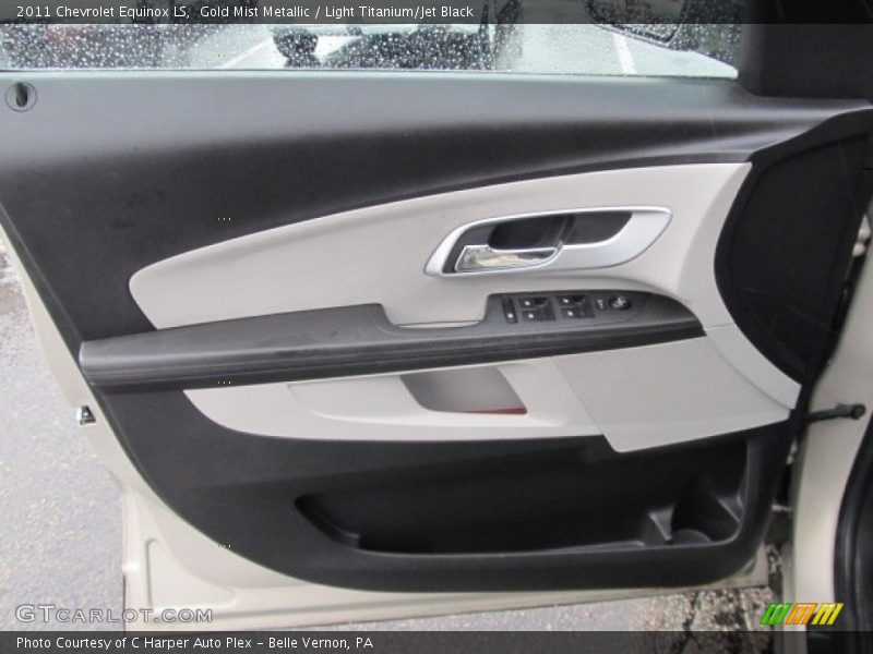 Gold Mist Metallic / Light Titanium/Jet Black 2011 Chevrolet Equinox LS