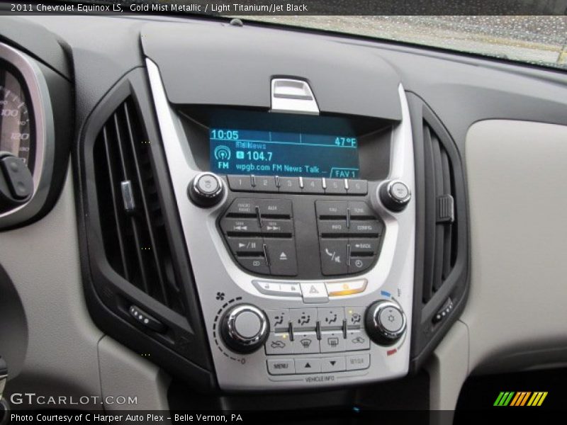 Gold Mist Metallic / Light Titanium/Jet Black 2011 Chevrolet Equinox LS
