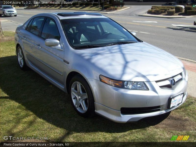 Satin Silver Metallic / Ebony 2004 Acura TL 3.2