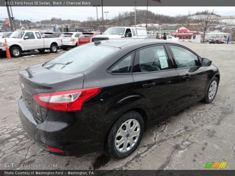 Black / Charcoal Black 2012 Ford Focus SE Sedan