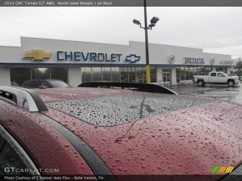 Merlot Jewel Metallic / Jet Black 2010 GMC Terrain SLT AWD