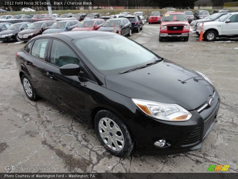 Black / Charcoal Black 2012 Ford Focus SE Sedan