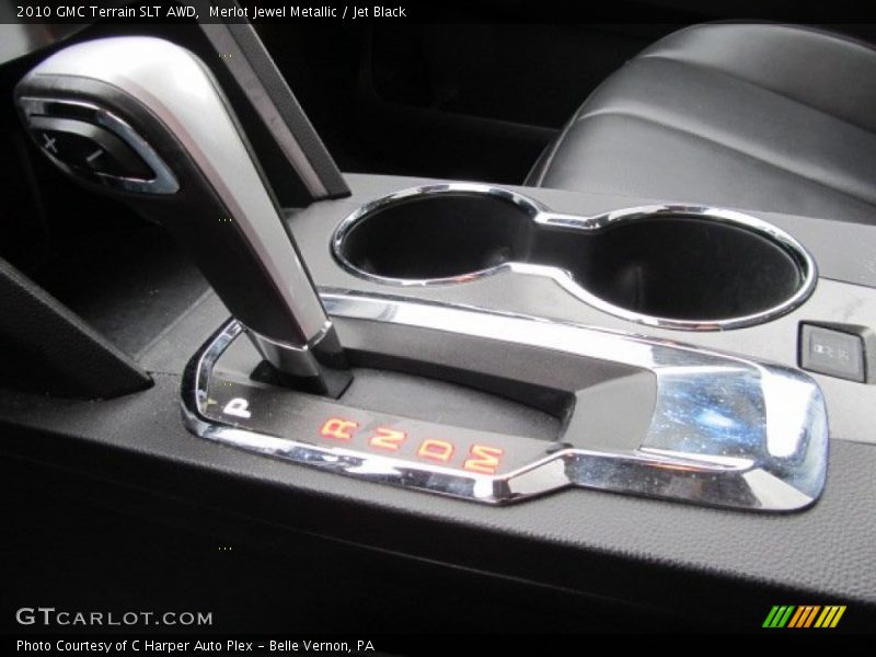Merlot Jewel Metallic / Jet Black 2010 GMC Terrain SLT AWD