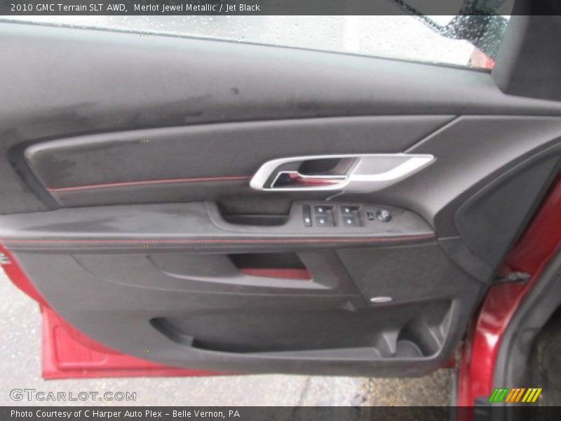 Merlot Jewel Metallic / Jet Black 2010 GMC Terrain SLT AWD