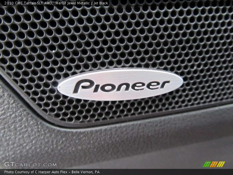 Merlot Jewel Metallic / Jet Black 2010 GMC Terrain SLT AWD