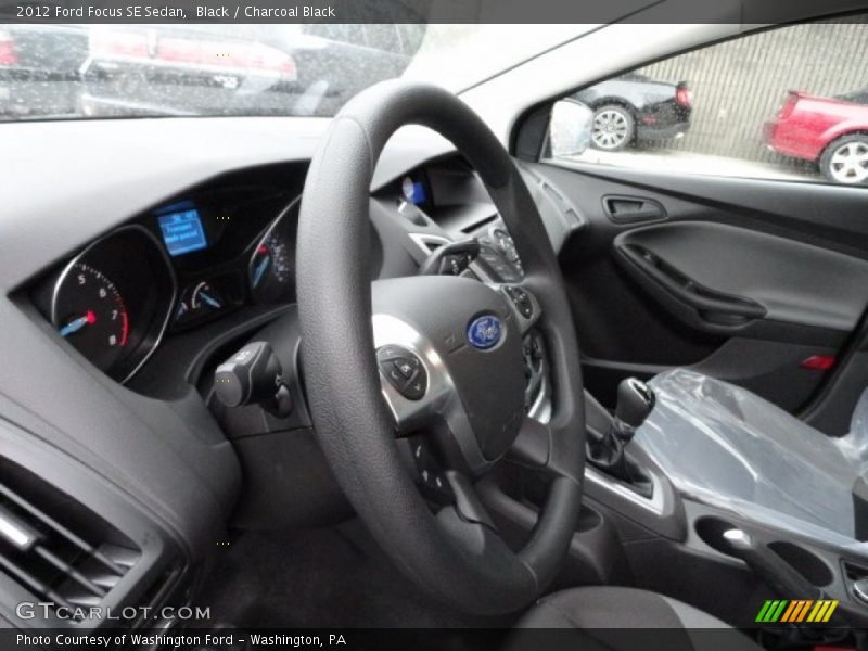 Black / Charcoal Black 2012 Ford Focus SE Sedan