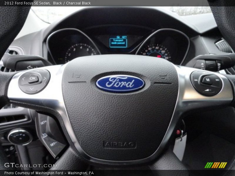 Black / Charcoal Black 2012 Ford Focus SE Sedan