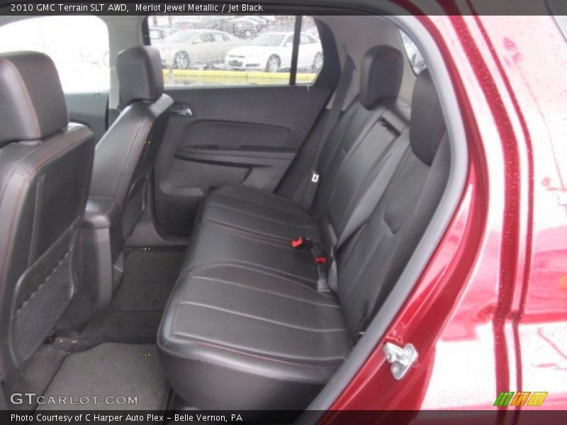 Merlot Jewel Metallic / Jet Black 2010 GMC Terrain SLT AWD