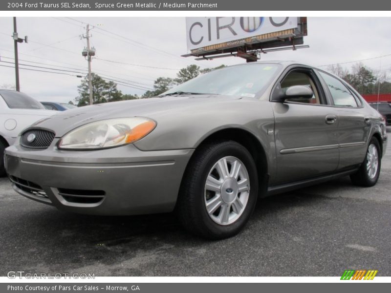 Spruce Green Metallic / Medium Parchment 2004 Ford Taurus SEL Sedan
