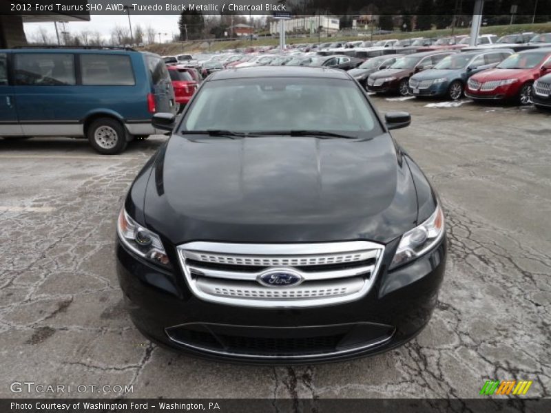 Tuxedo Black Metallic / Charcoal Black 2012 Ford Taurus SHO AWD