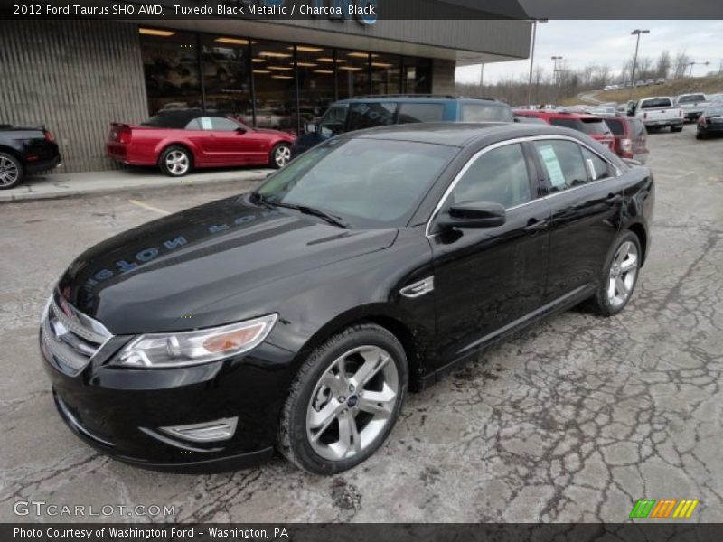 Tuxedo Black Metallic / Charcoal Black 2012 Ford Taurus SHO AWD