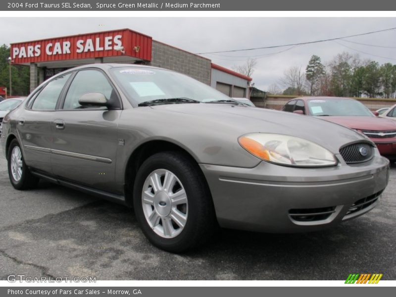 Spruce Green Metallic / Medium Parchment 2004 Ford Taurus SEL Sedan