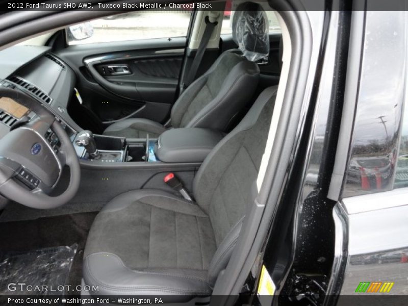  2012 Taurus SHO AWD Charcoal Black Interior