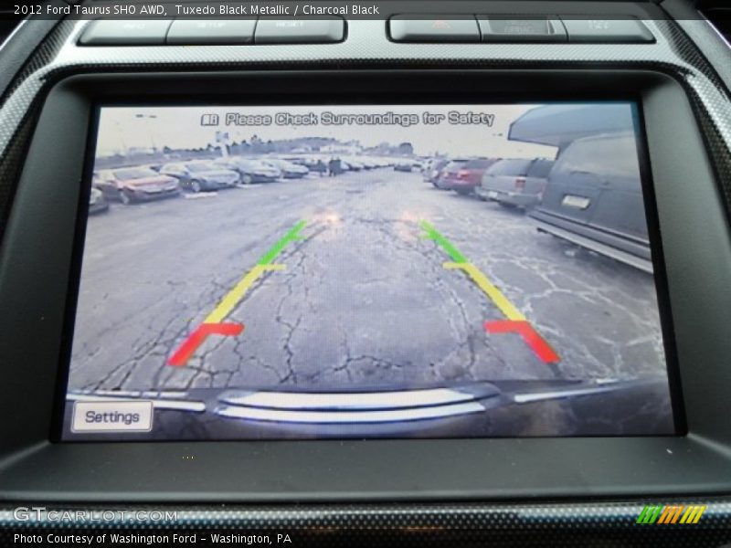 Tuxedo Black Metallic / Charcoal Black 2012 Ford Taurus SHO AWD