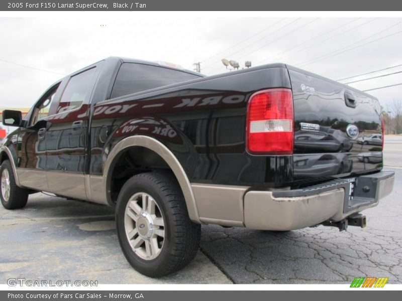 Black / Tan 2005 Ford F150 Lariat SuperCrew