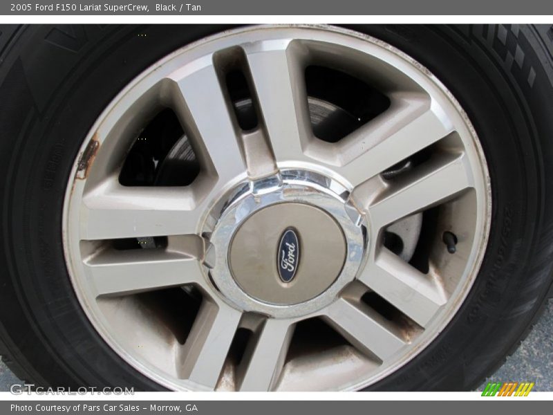 Black / Tan 2005 Ford F150 Lariat SuperCrew
