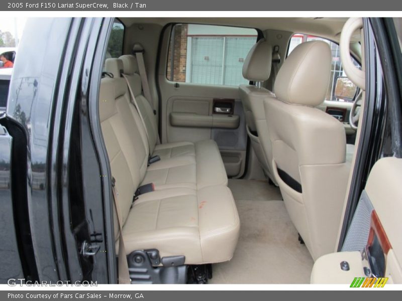 Black / Tan 2005 Ford F150 Lariat SuperCrew