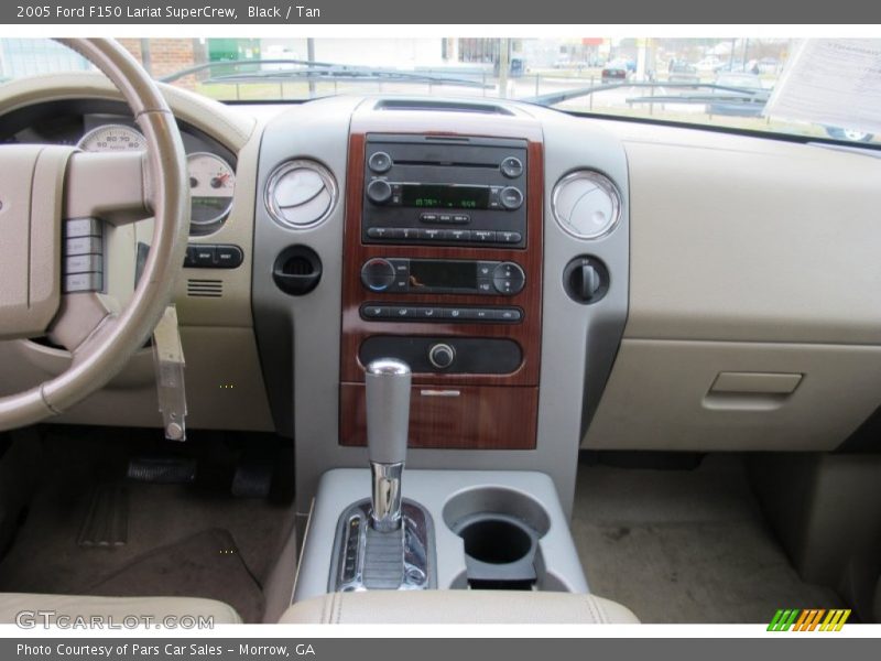 Black / Tan 2005 Ford F150 Lariat SuperCrew