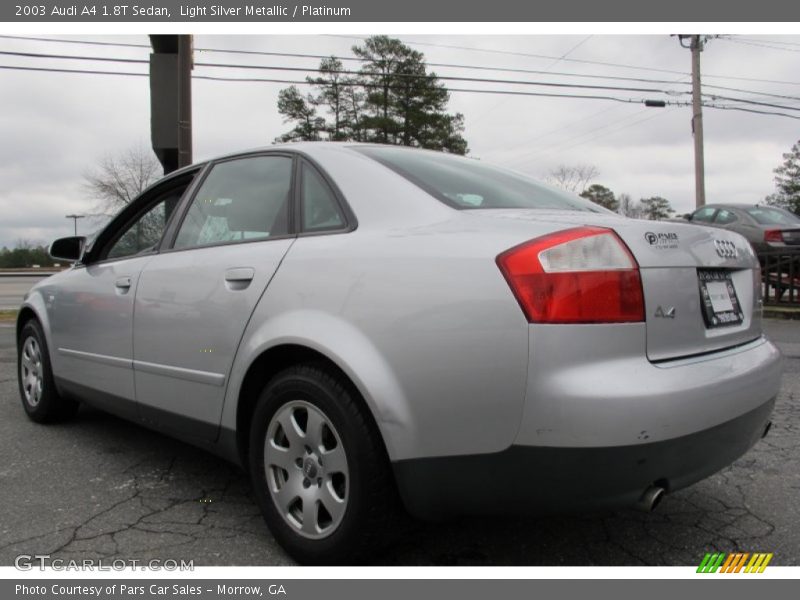 Light Silver Metallic / Platinum 2003 Audi A4 1.8T Sedan