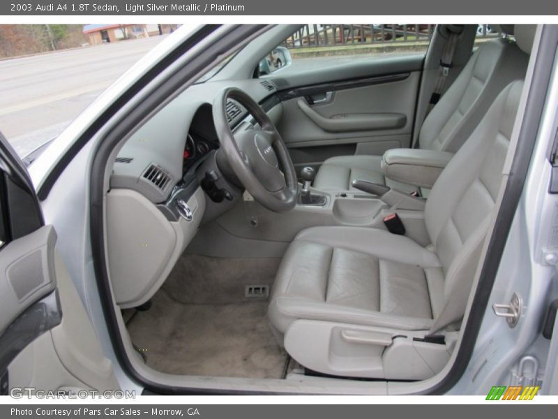  2003 A4 1.8T Sedan Platinum Interior