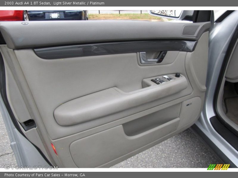 Light Silver Metallic / Platinum 2003 Audi A4 1.8T Sedan