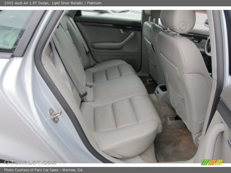 Light Silver Metallic / Platinum 2003 Audi A4 1.8T Sedan