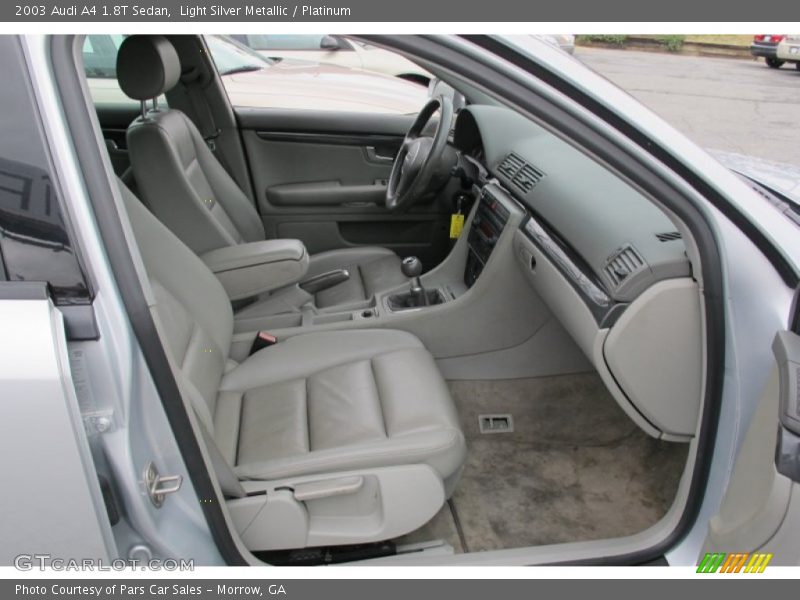 Light Silver Metallic / Platinum 2003 Audi A4 1.8T Sedan