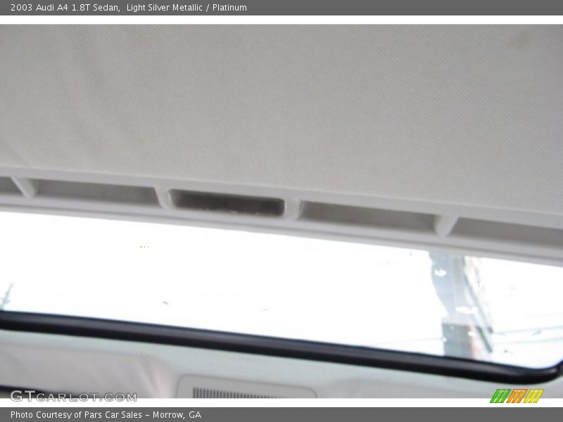 Light Silver Metallic / Platinum 2003 Audi A4 1.8T Sedan