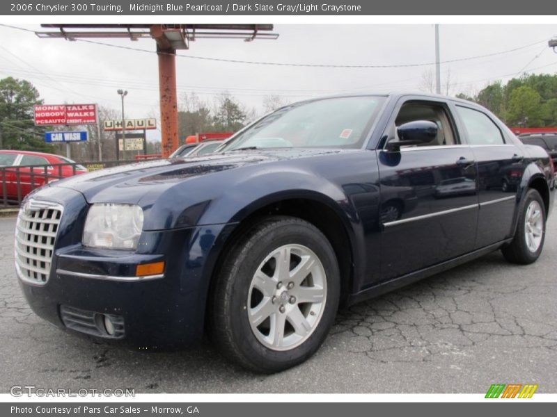 Midnight Blue Pearlcoat / Dark Slate Gray/Light Graystone 2006 Chrysler 300 Touring
