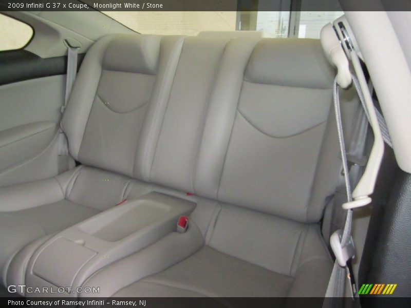 Moonlight White / Stone 2009 Infiniti G 37 x Coupe