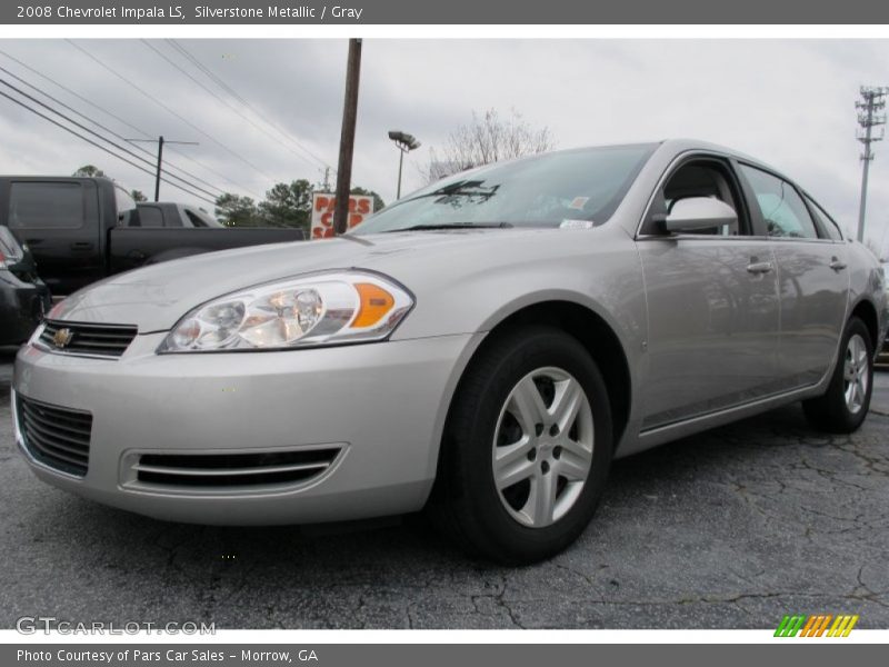 Silverstone Metallic / Gray 2008 Chevrolet Impala LS