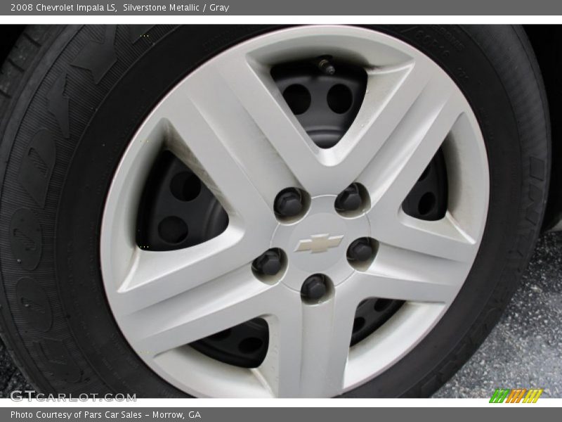 Silverstone Metallic / Gray 2008 Chevrolet Impala LS