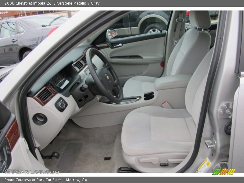 Silverstone Metallic / Gray 2008 Chevrolet Impala LS