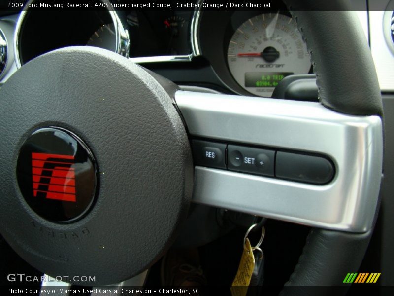 Grabber Orange / Dark Charcoal 2009 Ford Mustang Racecraft 420S Supercharged Coupe