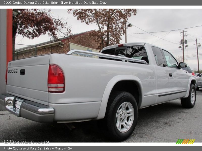 Bright Silver Metallic / Dark Slate Gray 2002 Dodge Dakota Club Cab