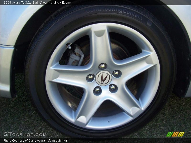 Satin Silver Metallic / Ebony 2004 Acura TL 3.2