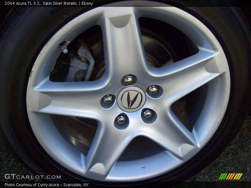 Satin Silver Metallic / Ebony 2004 Acura TL 3.2