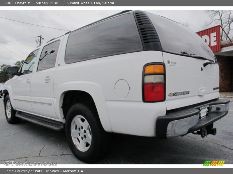 Summit White / Tan/Neutral 2005 Chevrolet Suburban 1500 LT