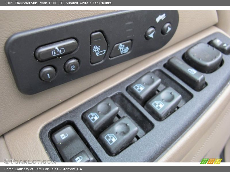 Summit White / Tan/Neutral 2005 Chevrolet Suburban 1500 LT