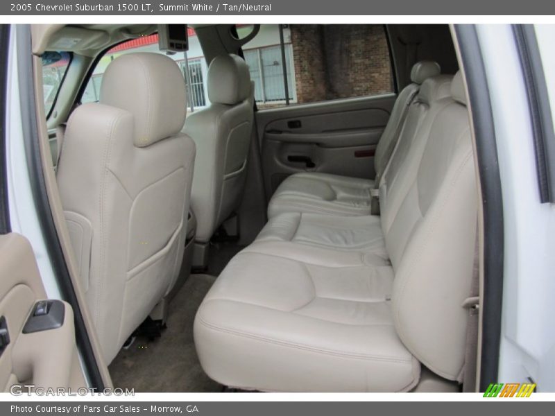 Summit White / Tan/Neutral 2005 Chevrolet Suburban 1500 LT