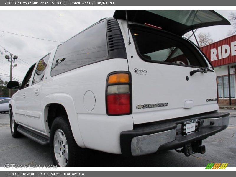 Summit White / Tan/Neutral 2005 Chevrolet Suburban 1500 LT