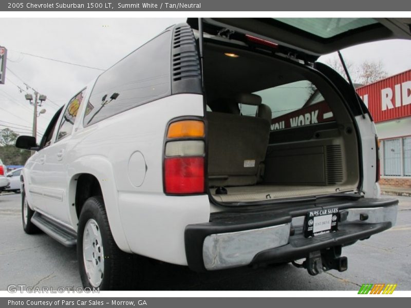 Summit White / Tan/Neutral 2005 Chevrolet Suburban 1500 LT