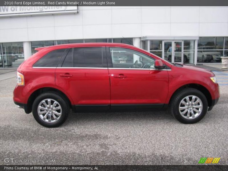Red Candy Metallic / Medium Light Stone 2010 Ford Edge Limited