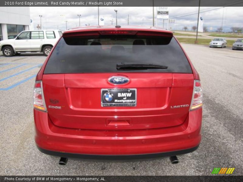 Red Candy Metallic / Medium Light Stone 2010 Ford Edge Limited