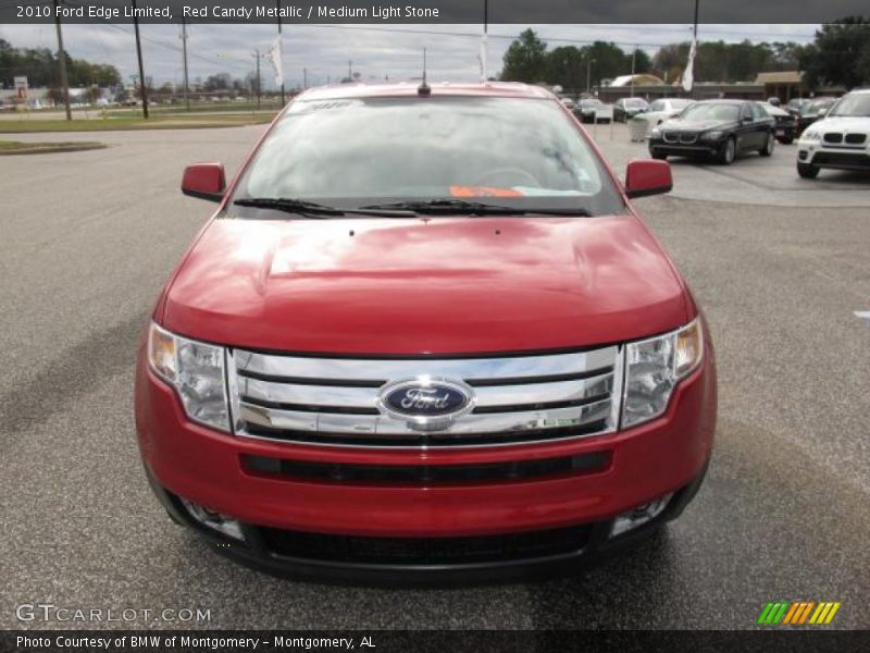 Red Candy Metallic / Medium Light Stone 2010 Ford Edge Limited