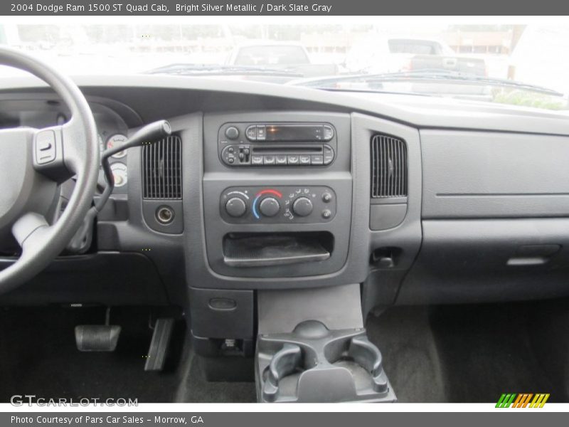 Bright Silver Metallic / Dark Slate Gray 2004 Dodge Ram 1500 ST Quad Cab